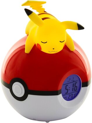 Pokémon - Digitaler Radiowecker liegender Pikachu [LED-Lampe]