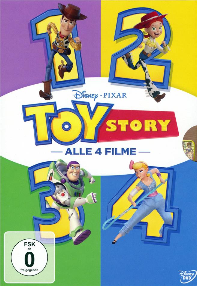 Toy Story 1-4 (4 DVDs)