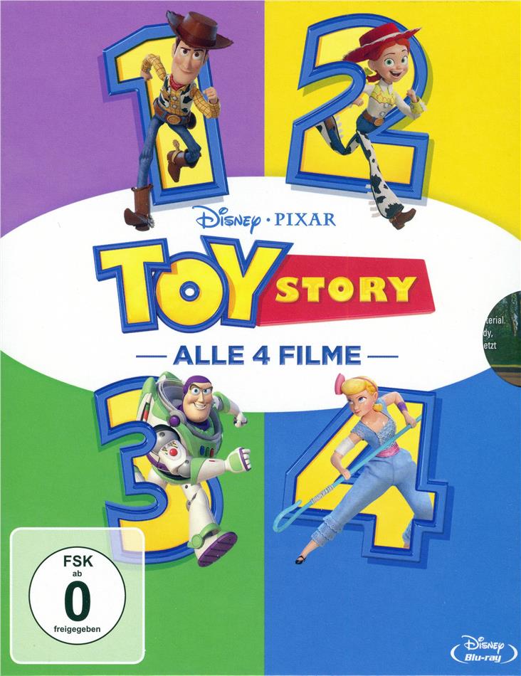 Toy Story 1-4 (4 Blu-rays)