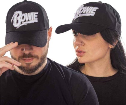 Bowie,David - Flash Logo (Black) Baseball Cap