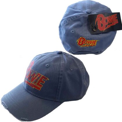 Bowie,David - Flash Logo (Blue) Baseball Cap