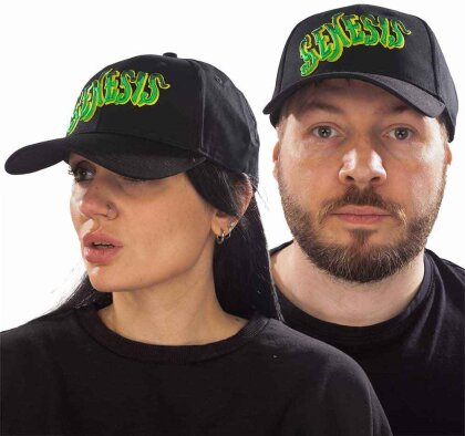 Genesis - Genesis Green Classic Logo (Black) Baseball Cap