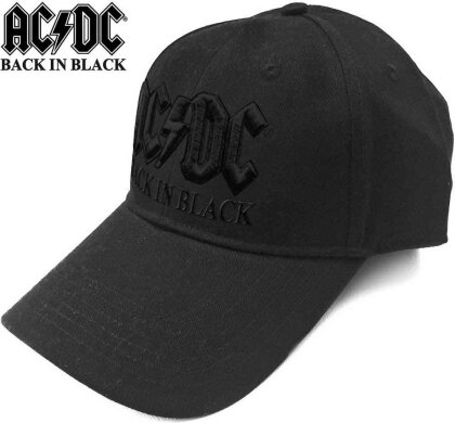 AC/DC Unisex Baseball Cap - Back in Black