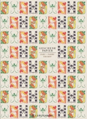 Zahl Farbe Trumpf Geschenkpapier-Heft - Motiv Herzdame & Pikkönig