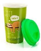 Coffee to go-Becher »Gott liebt auch die Morgenmuffel«