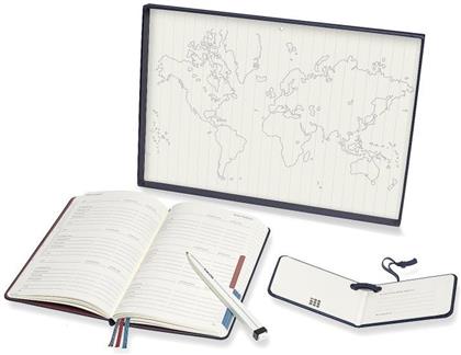 Travellers Notebook-Set Medium HC + Go Pen + Luggage Tag - 11,5 x 18 cm, 208 Seiten