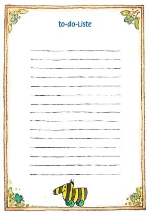 502005 Janosch Notizblock "To-do-Liste"