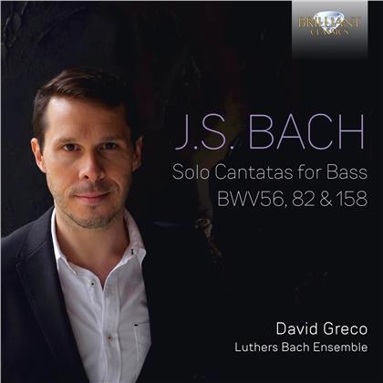 David Greco & Luthers Bach Ensemble - Solo Cantatas For Bass BW56, 82 & 158