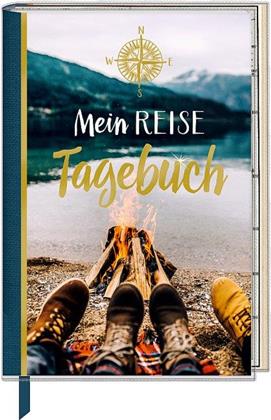Mein Reisetagebuch / Reisezeit - Eintragbuch mit Sammeltasche