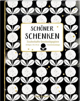 Geschenkpapier Buch - Schöner schenken / All about black & white