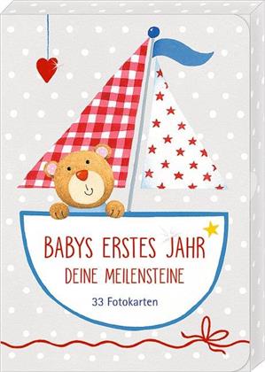 Fotokarten Box - Babys erstes Jahr - Deine Meilensteine / Babyglück