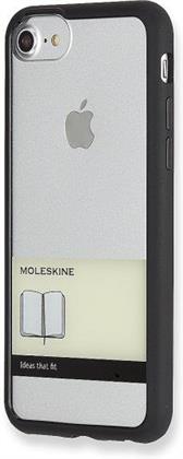 Moleskine Hard-Case. Ione 7, transparent elastic - black