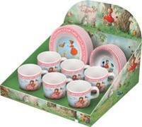 Display Erdbeerinchen Kindergeschirr aus Melamin
