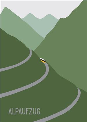 Poster Alpaufzug - Poster A2
