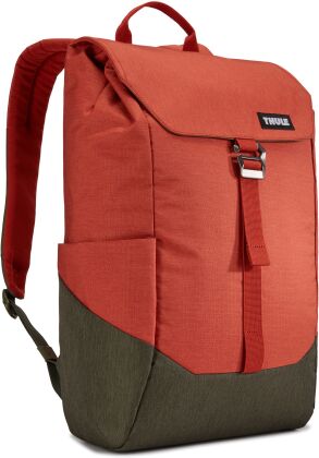 Thule Lithos Backpack [15 inch] 16L - rooibos/forest night