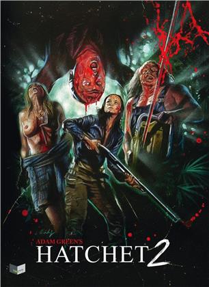 Hatchet 2 (2010) (Cover A, Limited Collector's Edition, Mediabook, Uncut, Blu-ray + DVD)