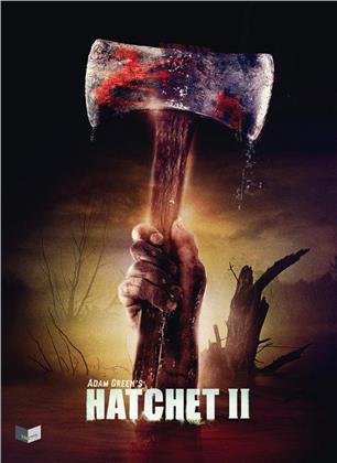 Hatchet 2 (2010) (Cover B, Limited Collector's Edition, Mediabook, Uncut, Blu-ray + DVD)