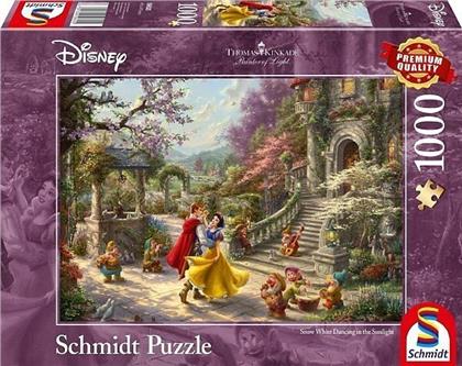 Thomas Kinkade: Disney Schneewittchen Tanz mit dem Prinzen - 1000 Teile Puzzle