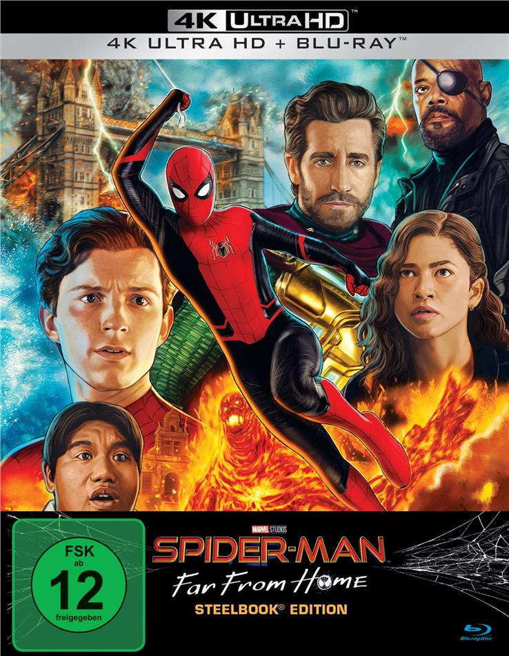 Spider-Man: Far From Home (2019) (Limited Edition, Steelbook, 4K Ultra HD + Blu-ray)