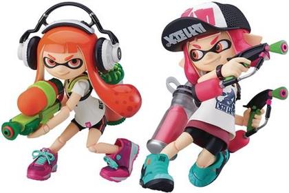 Good Smile - Splatoon Inkling Girls Figma Af Dlx Set