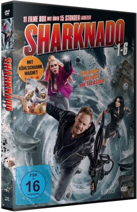 Sharknado 1-6 (inkl. Kühlschrankmagnet, 5 DVDs)