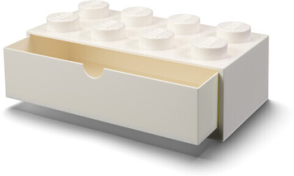 Room Copenhagen - Lego Desk Drawer 8 Knobs White