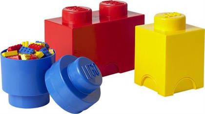 Room Copenhagen - Lego Storage Multipack 3 PCs: Bright Red, Bright Blue, and Bright Yellow