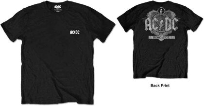AC/DC Unisex T-Shirt - Black Ice (Back Print/Retail Pack)