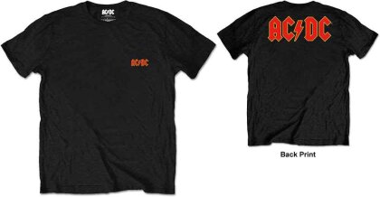AC/DC Unisex T-Shirt - Logo (Back Print/Retail Pack)
