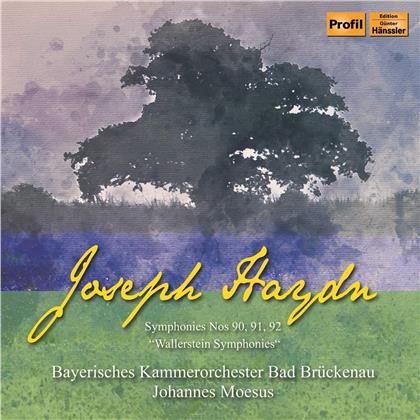 Joseph Haydn (1732-1809), Johannes Moesus & Bayerisches Kammerorchester Bad Brückenau - Wallerstein Symphonies - 90, 91, 92
