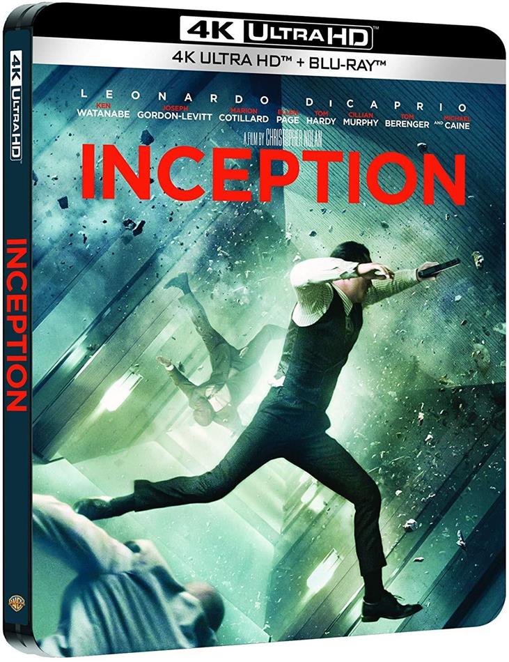 Inception (2010) (Limited Edition, Steelbook, 4K Ultra HD + 2 Blu-rays)