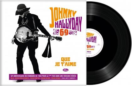 Johnny Hallyday - "Que je t'aime (12" Maxi)
