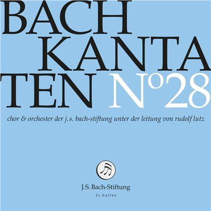 Johann Sebastian Bach (1685-1750), Rudolf Lutz (*1951) & J.S. Bach-Stiftung St.Gallen - Kantaten No. 28