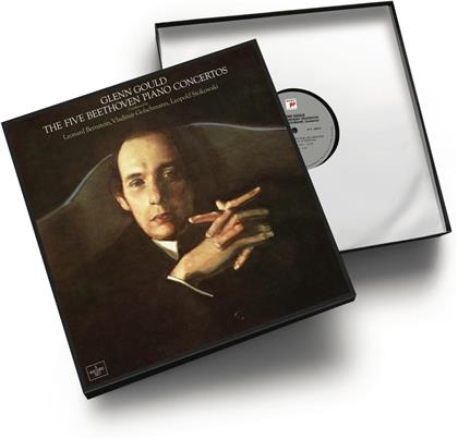 Ludwig van Beethoven (1770-1827) & Glenn Gould (1932-1982) - The Five Piano Concertos (4 LPs)