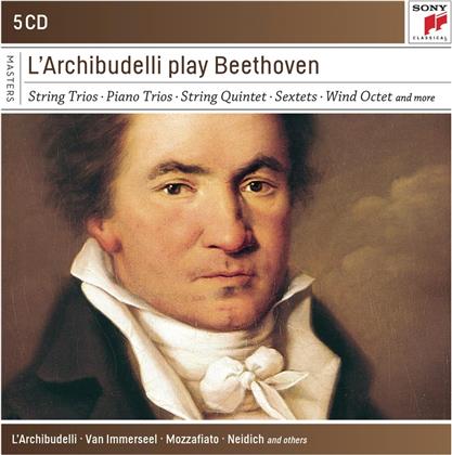 L'Archibudelli & Ludwig van Beethoven (1770-1827) - String Trio/Piano Trios/String Quintet/Sextets (5 CDs)