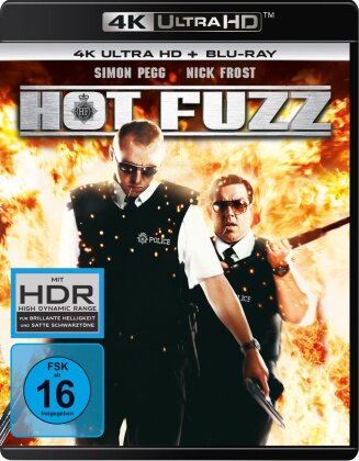 Hot Fuzz (2007) (4K Ultra HD + Blu-ray)
