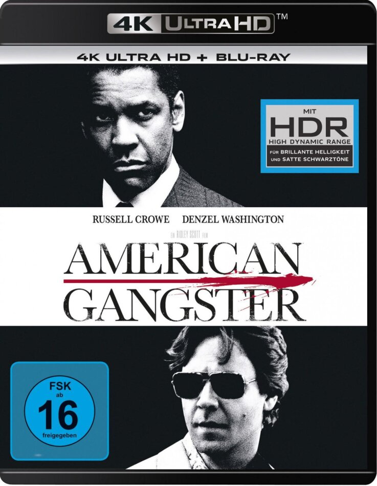 American Gangster (2007) (Extended Edition, 4K Ultra HD + Blu-ray)