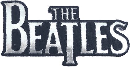 The Beatles Woven Patch - Silver Drop T Logo Die-Cut (Standard)