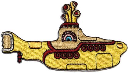 The Beatles Woven Patch - Yellow Submarine (Medium) - Grösse M