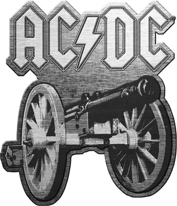 AC/DC Pin Badge - For Those About To Rock (Die-Cast Relief)