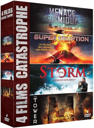4 Films Catastrophe - Menace sismique / Super Eruption / The Storm / The Tower (4 DVDs)