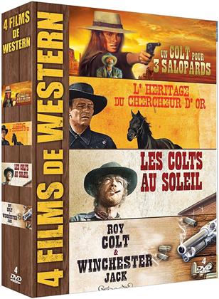4 Films de Western - Un colt pour 3 salopards / L'héritage du chercheur d'or / Les colts au soleil / Roy Colt & Winchester Jack (4 DVDs)
