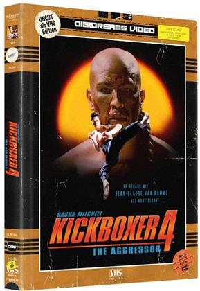Kickboxer 4 - The Aggressor (VHS-Edition, Limited Edition, Mediabook, Uncut, 2 Blu-rays + 2 DVDs)