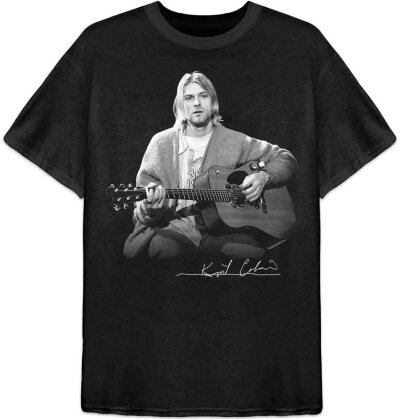 Kurt Cobain Unisex T-Shirt - Guitar Live Photo