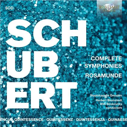 Herbert Blomstedt, Staatskappelle Dresden & Franz Schubert (1797-1828) - Complete Symphonies (Quintessence, 5 CDs)