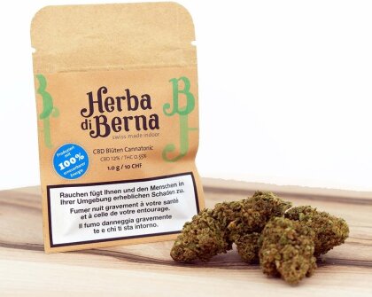 Herba di Berna Cannatonic (3.5g) - Indoor (CBD: 12% THC: 0.55%)
