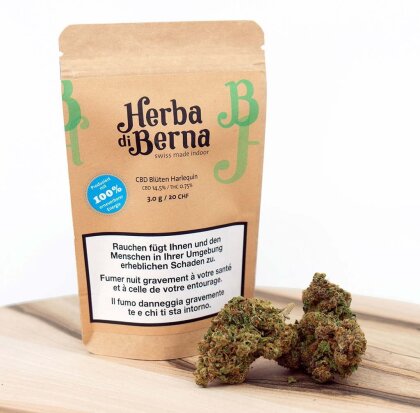 Herba di Berna Harlequin (10g) - Indoor (CBD: 14.5% THC: 0.75%)