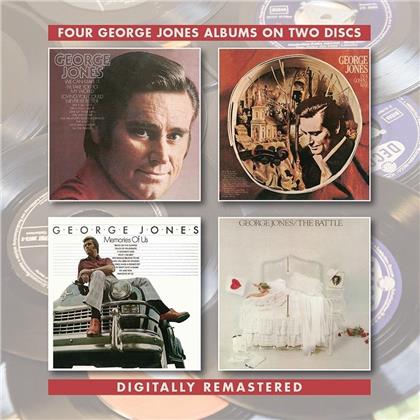 George Jones - George Jones/In A Gospel Way/Memories Of Us/The Battle (2 CDs)