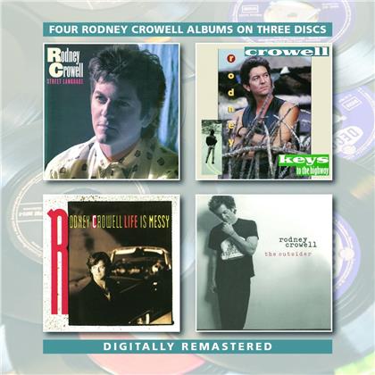 Rodney Crowell - Street/The Higway/Life Is Messy/The Outsider (2 CDs)