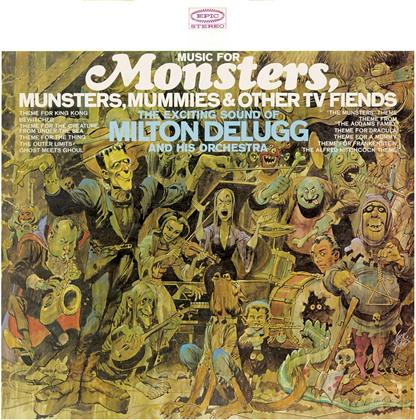 Milton Delugg - Music For Munsters, Mummies & Other TV Fiends (45 RPM, LP)